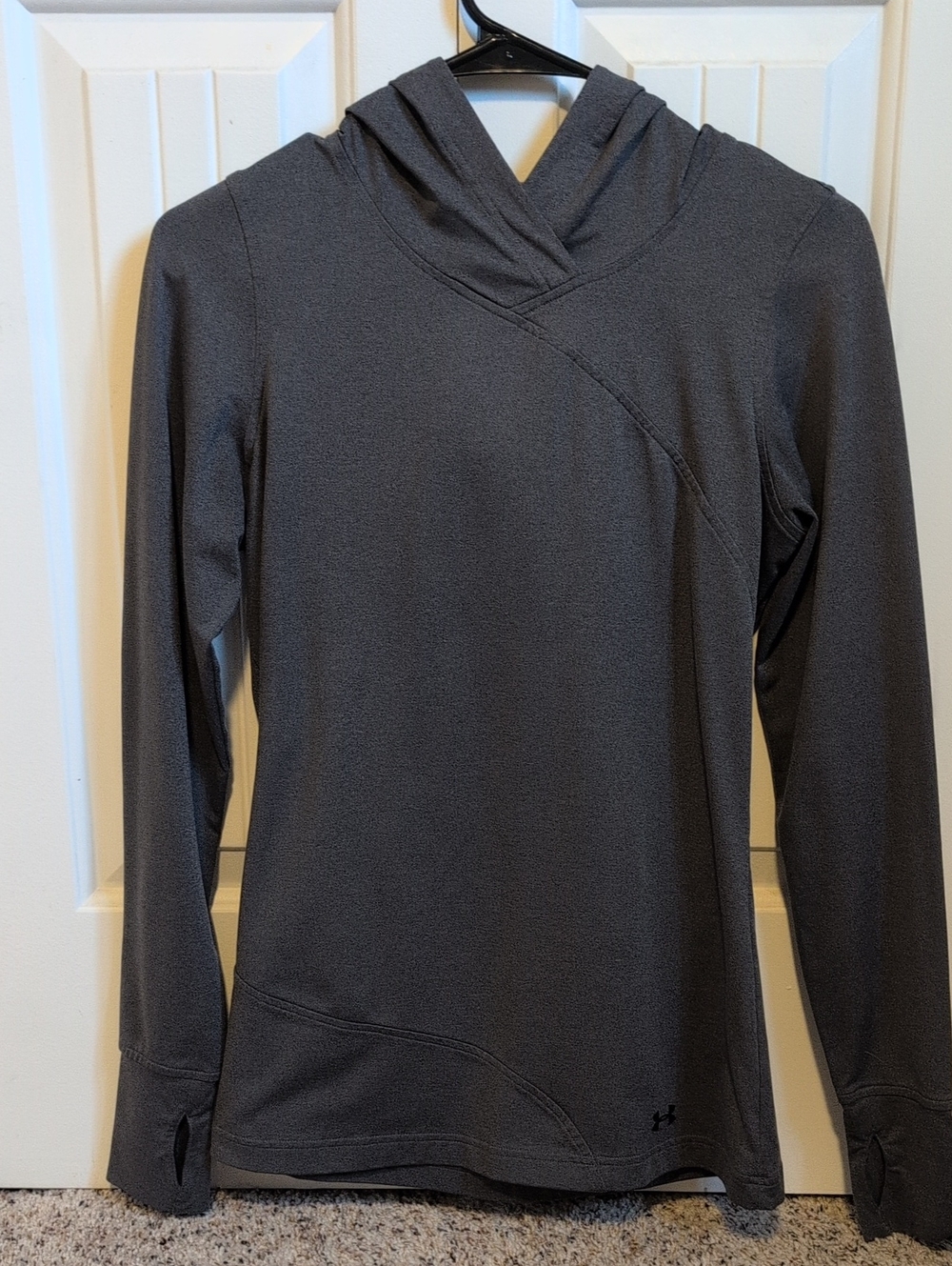 Under Armour Women's Dark Gray Hooded Sweatshirt